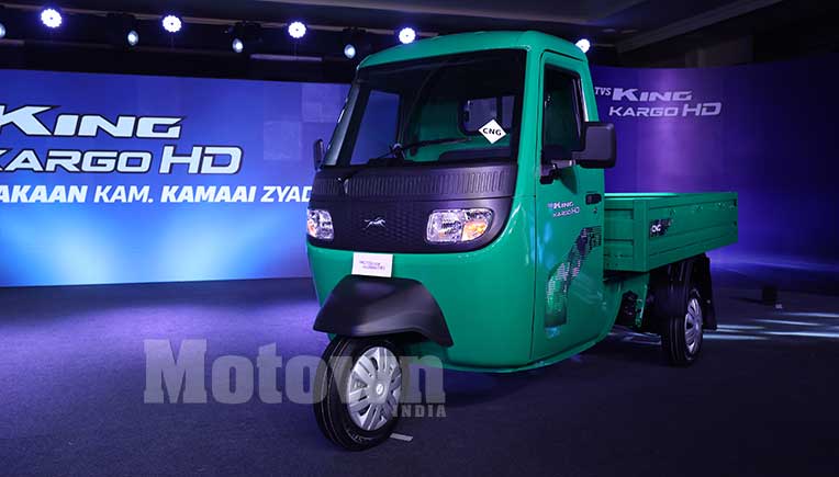 TVS King Kargo HD CNG; Pic by Mohd Nasir