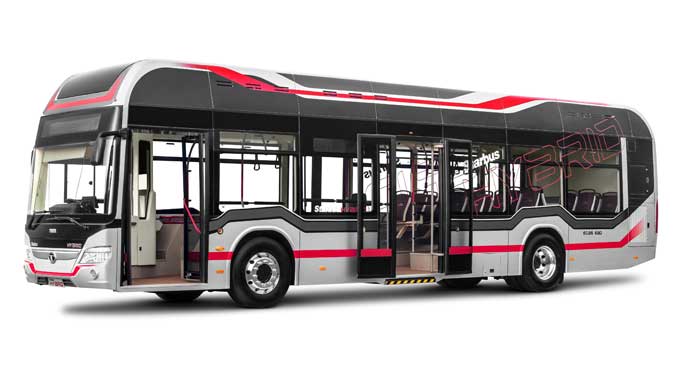 Tata hybrid bus