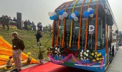 300 JBM Ecolife electric buses flagged off in Delhi