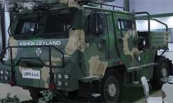 Ashok Leyland exhibits 3 advanced products at DefExpo 2022