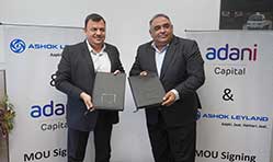 Ashok Leyland partners with Adani  for LCV financing
