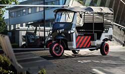 Audi e-tron battery modules power electric rickshaws in India