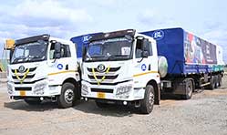 Bombay Logistics flags off Blue Energy Motors LNG Trucks for JSW Steel operations