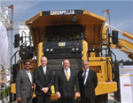 Cat 770G off-highway truck at Excon2011
