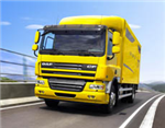 DAF truck displayed at Delhi Auto Expo