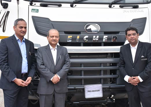 Eicher showcases heavy duty Pro series trucks at Excon 2017