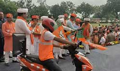 Greta Electric Scooters, the wheels for NAMO Kisan Panchayat Programme