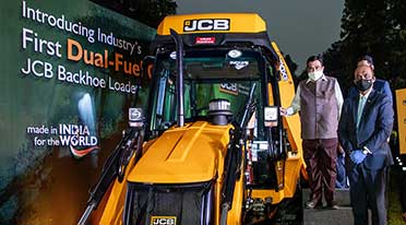 JCB India launches industry’s first dual-fuel CNG backhoe loader