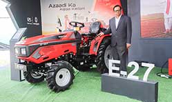 Montra Electric unveils electric tractor E-27 at EIMA Agrimach India 2025