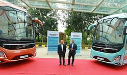 Next Gen Volvo 9600, Eicher Inter-City Coach launched at Prawaas 3.0