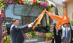 Scania flags off new bus service in Mumbai
