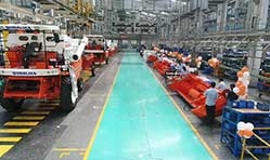 Sonalika Amb plant transforms itself from Rhino to harvester manufacturing  