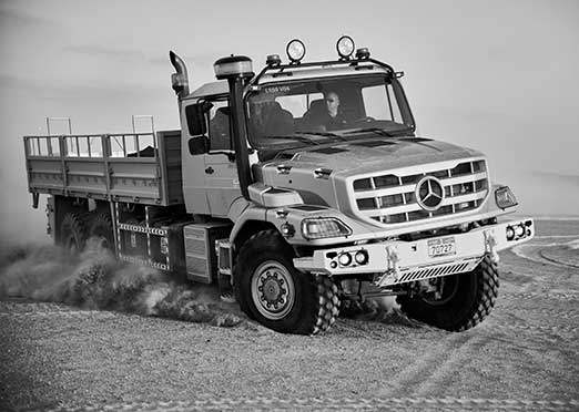 World premiere of new Mercedes-Benz Zetros truck