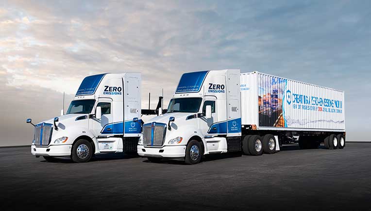 Toyota, Kenworth prove fuel cell electric truck capabilities 