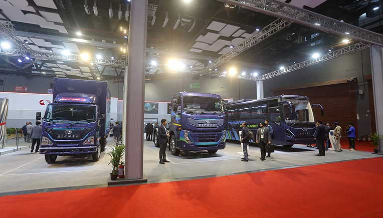 VECV displays future ready mobility solutions at Bharat Mobility Global Expo 2024