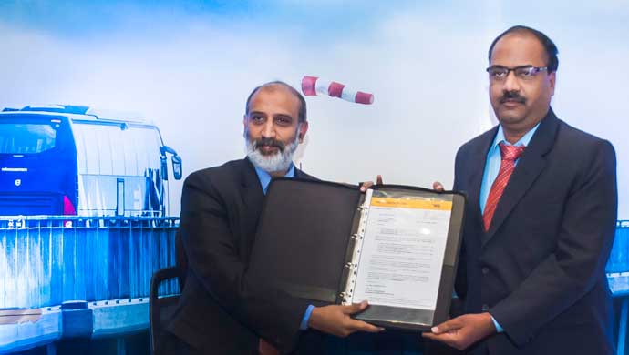 An order for 51 Volvo buses from VRL Logistics