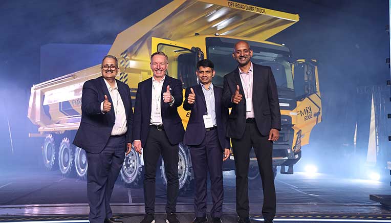 Volvo Trucks India introduces Volvo FMX Edge dump truck 