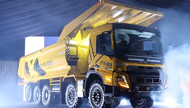 Volvo Trucks India introduces Volvo FMX Edge dump truck 