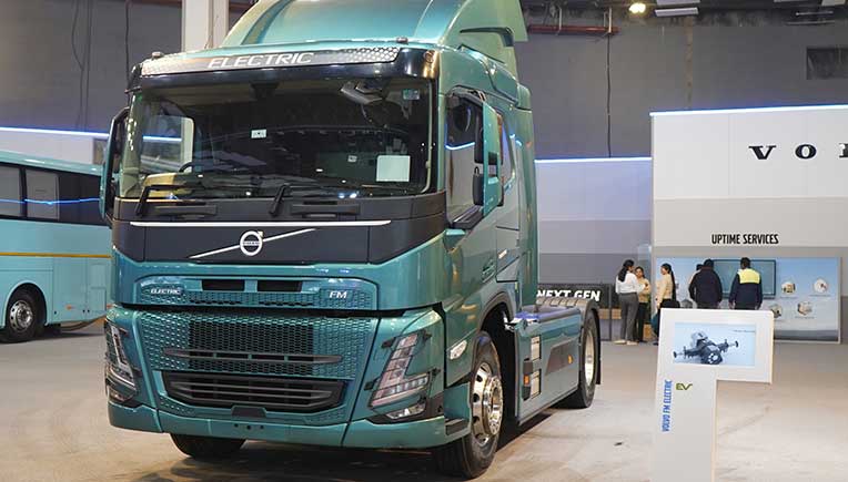 Volvo Trucks India showcases Volvo FM Electric 