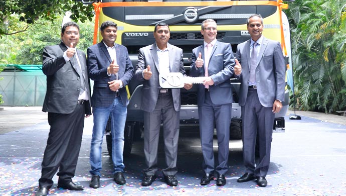 10,000 deliveries of Volvo trucks in India
