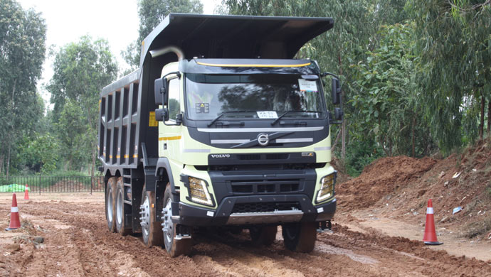 The new Volvo truck