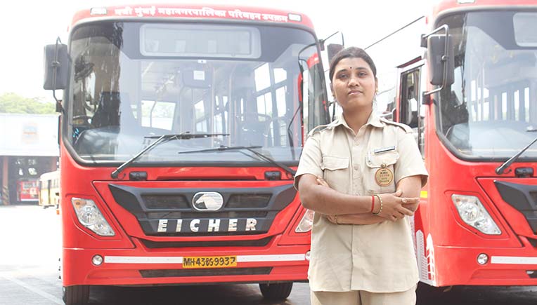 Women opt for driving commercial vehicles thanks to Eicher City Midi Bus