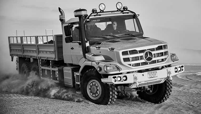 World premiere of new Mercedes-Benz Zetros truck
