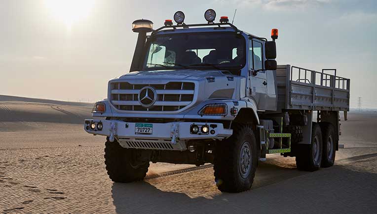 World premiere of new Mercedes-Benz Zetros truck