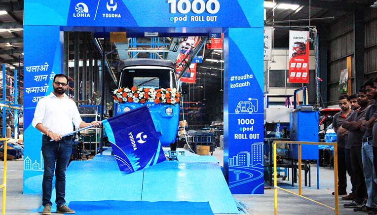 Youdha rolls out 1,000th EPod