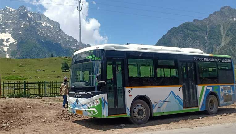 eBuses in Ladakh, establishing a strong example for climate change