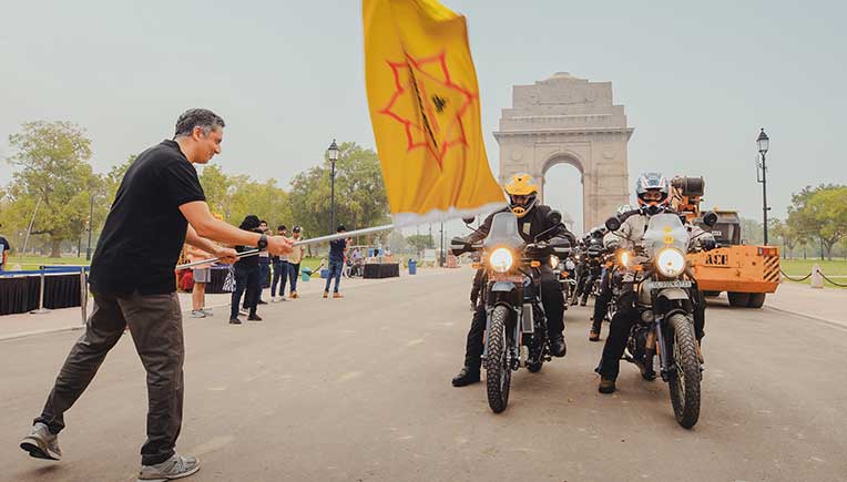 18th Royal Enfield Himalayan Odyssey flagged-off from New Delhi