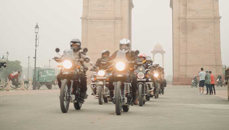 18th Royal Enfield Himalayan Odyssey flagged-off from New Delhi
