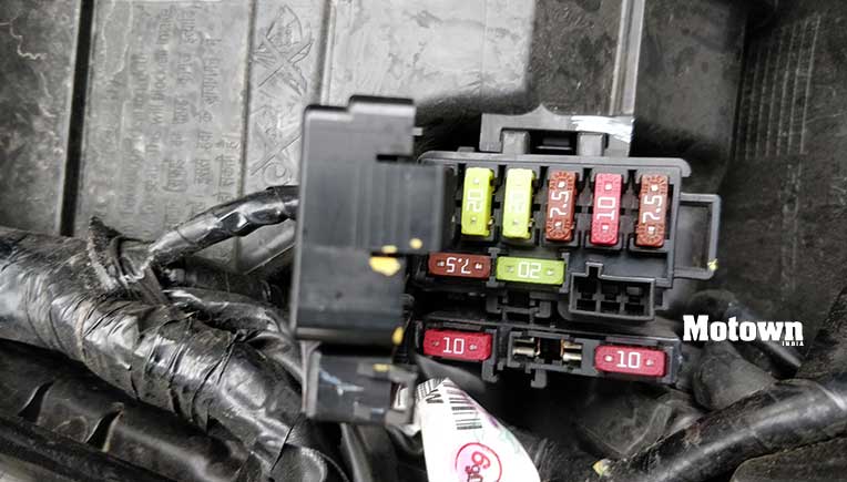 Honda H ness CB 350 storage fuse box main stand features explained