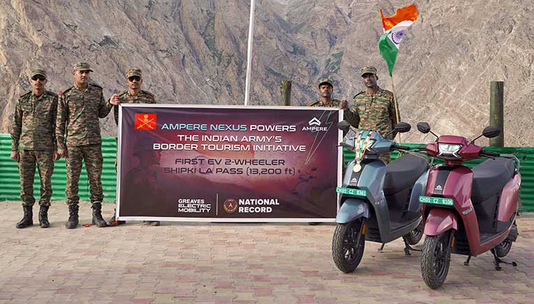 Ampere Nexus becomes first EV to conquer Shipki La Pass(13,200 ft)