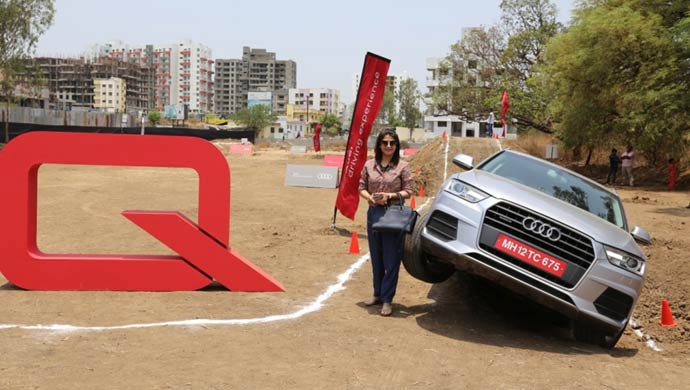 There is no harm posing during an off-road event!