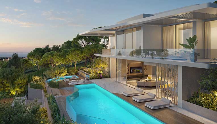 Automobili Lamborghini design features in the interiors of Spanish villas