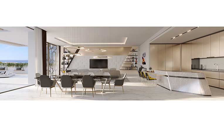 Automobili Lamborghini design features in the interiors of Spanish villas