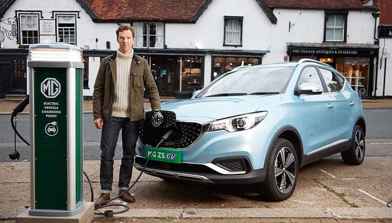 Benedict Cumberbatch to endorse MG ZS EV electric car