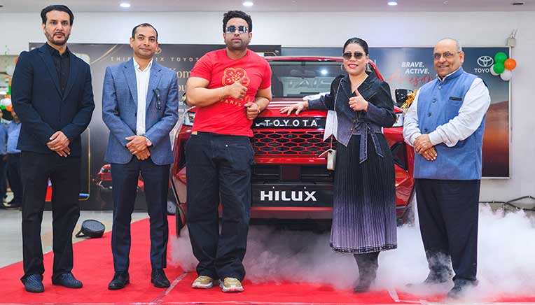 Boxing champ Mary Kom drives home all-new Toyota Hilux 