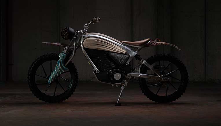 Flying Flea unveils first-of-its-kind art bke Motototem
