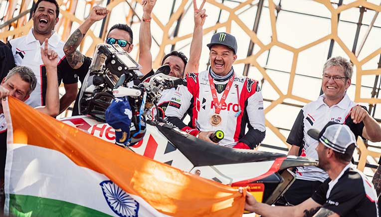 Hero MotoSports Team Rally comes 2nd in Dakar Rally 2024