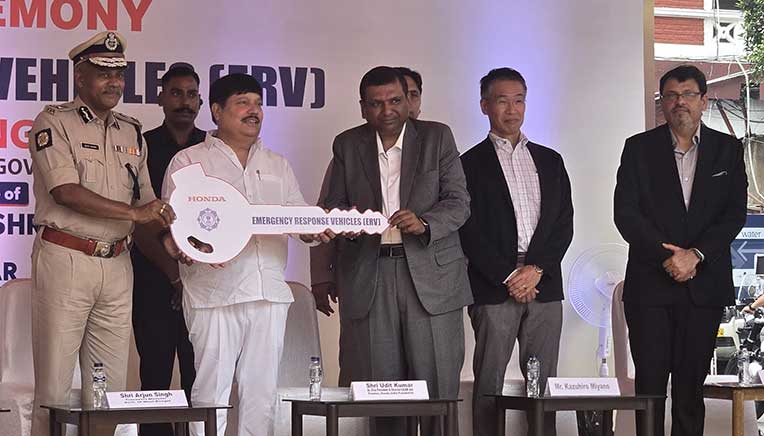 Honda India Foundation strengthens Kolkata Police operations 