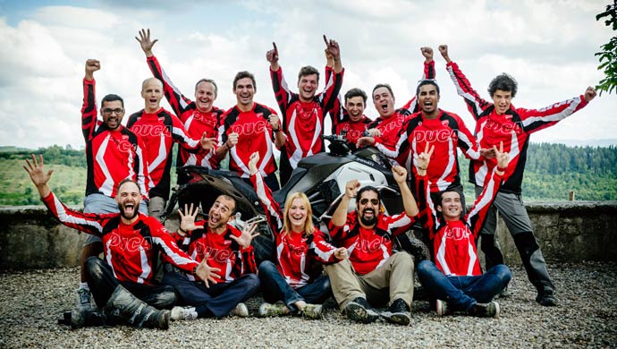  The seven riders, with their characteristic globetrotter attitude, will respectively undertake the seven different legs of this round-the-world trip on a Multistrada 1200 Enduro. 