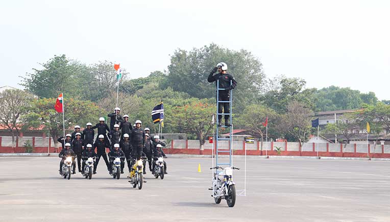 Indian Army stunt show marks inauguration of Tornadoes Wall by RE