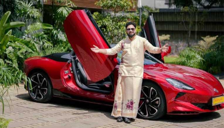 Kerala billionaire John Alukkas adds MG Cyberster to his luxury collection