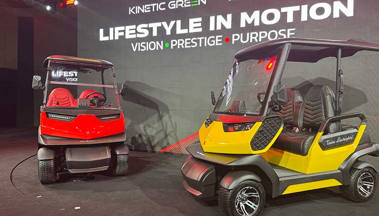 Kinetic Green, Tonino Lamborghini unveil electric luxury golf carts