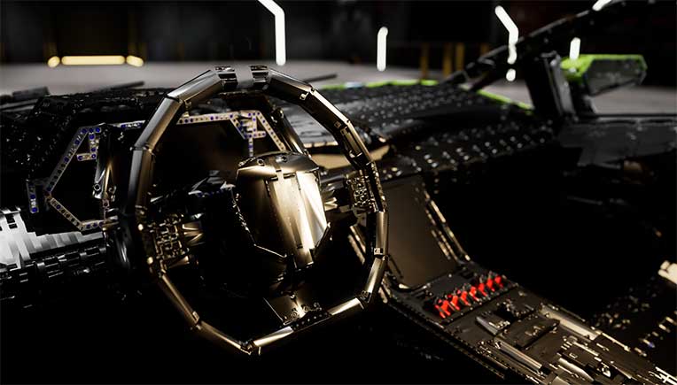 Life-size Lamborghini Sián FKP 37 created from 400,000+ Lego elements