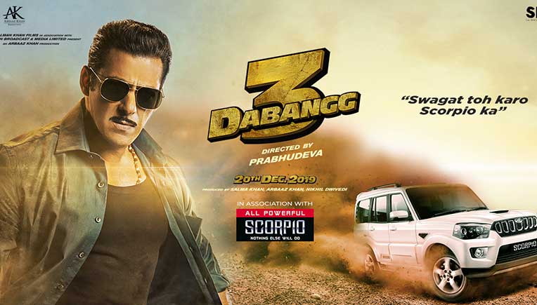 Mahindra Scorpio co-stars in Dabangg 3