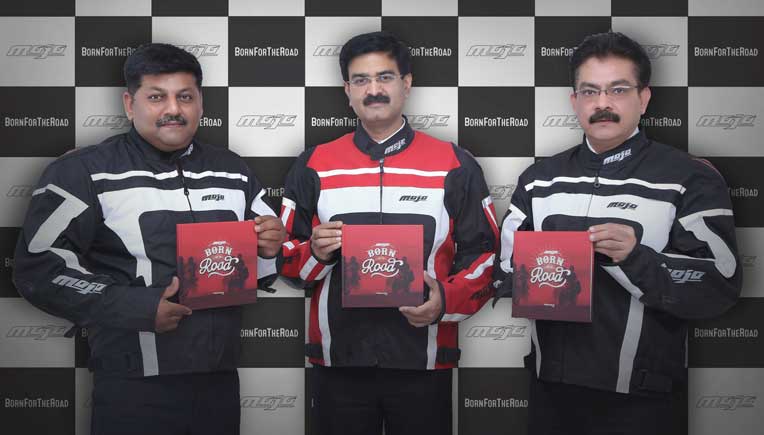 Mahindra Two Wheelers officials at the book launch