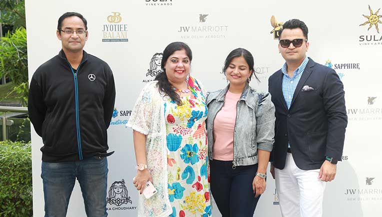 Mercedes A-Class gets a “paint job” at JW Marriott New Delhi Aerocity event
